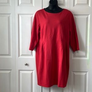 Lafayette 148 NY Orange color plus size dress